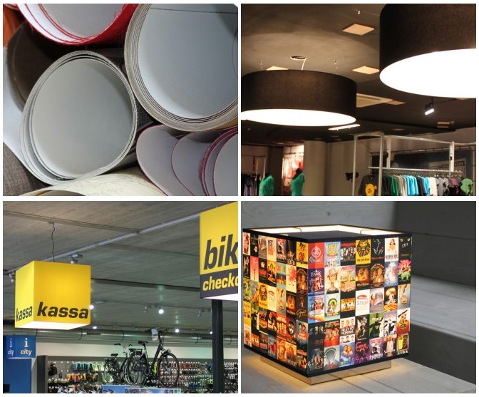 Lampnkappen op Maat gemaakt door Feria, voor B2B of grotere aantallen